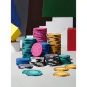 【POKER限定ABOVE】德州撲克高檔陶瓷無面值籌碼籌碼幣（圈圈無面值）嚴選