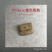 【Pinkoi 搶先開賣】GUCCI 古馳 皮夾 棕色 GG 壓紋 零錢包 vintage 古董 復古 5vm57j