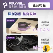 ฅ-Luna小舖-◕ᴥ◕ฅPOLYWELL 磁吸 收納 PD 快充線 充電線 C To C 鋁合金 編織線 適用iPho