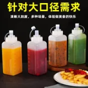 🔥桃園出貨-大口徑塑料擠醬瓶罐果醬瓶擠壓瓶冰粉擺攤瓶醬料瓶奶茶店商用