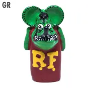 RAT FINK RAF253 老鼠芬克 LIGHTER CAP 鑰匙圈 打火機套 (綠x紅 GR) 化學原宿
