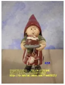Zakkafe 2002 Gnomy's荷蘭娃娃 G259 迷你精靈媽媽捧蛋糕 ★ Zakka'fe ★