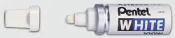 永昌創新國際有限公司 【Pentel飛龍】X100W 白色油漆筆 粗 6.6mm /支【APP滿額下單10%點數(單一帳號最高1000點)】10/31止