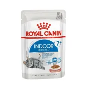 (店+)【ROYAL 法國皇家】IN+7W 皇家室內熟齡貓主食濕糧 85g 貓餐包