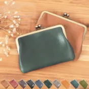 左東精品代購 日本代購 空運 nafka 日本製 牛皮 口金包 NFK-72005 珠扣 零錢包 錢包 短夾 皮夾 真皮 天然皮革