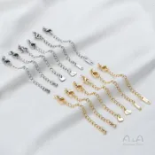 宏雲Hongyun-Ala-不褪色鈦鋼尾鏈精工不銹鋼延長鏈diy手工手鏈項鍊飾品加長鏈配件