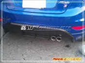 ※ 鑫立汽車精品 ※ FIESTA 10-13年 5D專用 原廠型 後下巴 側裙 ABS 素材 空力套件