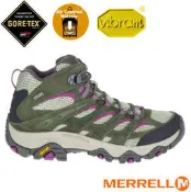 RV城市【美國 MERRELL】送》女款 GORE-TEX 多功能中筒防水透氣登山健行鞋.登山鞋_035818