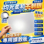 LED吸頂燈 客製化吸頂燈 燈罩 電梯燈罩 遮光燈片 燈具外殼 透光板 白色磨砂燈罩 防刺眼塑膠燈箱 擴散板