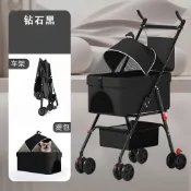 【免運】寵物推車貓咪狗狗可分離出行車可摺疊餐盤手推車外出貓咪外出推車 貓咪推車 寵物外出推車 分離式寵物推車 寵物推車