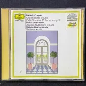 企鵝三星/Chopin蕭邦/Schumann舒曼-大提琴奏鳴曲 羅斯托波維契/大提琴 阿格麗希/鋼琴 德版