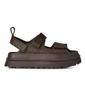 【UGG】涼鞋女鞋 厚底涼鞋 防水涼鞋 GoldenGlow Embossed 深灰綠 UG1175311DNSS