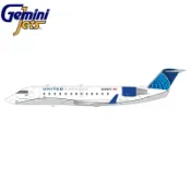 協貿國際日用品生活12館 現貨Geminijets 1:200美國聯合航空龐巴迪CRJ200合金飛機模型客機