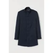 現貨秒出🧥H&M 海軍藍大衣 百搭 休閒 99新