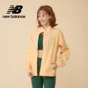 【New Balance】NB 防潑水透氣風衣外套_女性_黃橙色_WJ41243PAE