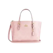 COACH MOLLIE 25號LOGO系列櫻花粉色小托特包CAL50 (全新) 【 菲尼斯 國際精品 ★初秋極享】 女神手袋 美的三次方
