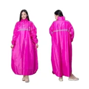 (店+)東伸 DongShen 2-1 風采型 尼龍太空雨衣 粉紅 半開式雨衣 一件式雨衣 頭套式 輕量 連身雨衣 套頭式雨衣