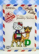 【震撼精品百貨】Hello Kitty 凱蒂貓 KITTY鑽貼紙-地球村系列-杜拜駱駝 震撼日式精品百貨