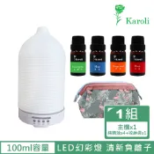 【Karoli卡蘿萊】紓壓香氛水氧機N8(出蛹蝶舞幻彩) - 雙重送 香氛 負離子 送禮推薦
