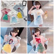 ❤️✨美麗大眼公主系列上衣✨兒童造型女孩蛋糕網紗上衣 5-17