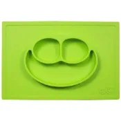 【EZPZ】快樂餐盤 Happy Mat｜防滑餐盤、分隔餐盤、寶寶餐具、幼兒用餐、兒童餐具