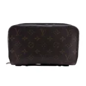 【DOKODEMO】【二手】LOUIS VUITTONM61506 Zippy XL 圓形拉鍊皮夾 Monogram Macassar 第二隻包 手袋 品牌手拿包 男女通用ブラウン
