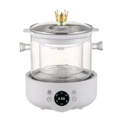 智能款玻璃電煮鍋 110V 家用高硼矽耐熱玻璃鍋　1.5L