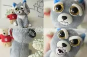 【Sunny Buy】◎預購◎ 迷你版 吊飾 Feisty Pets 一秒變怒顏玩偶 小灰狗/棕熊/獨角獸/橘貓