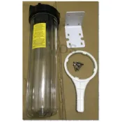 (WDS)20吋烤漆吊片大胖透明殼濾水器.全戶式過濾.水塔過濾器特價1700元(含板手)全新耐高壓升級版.濾博士規格參考