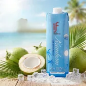(店+)【if】香水椰子水1000mlx12瓶/箱   一單寄送上限一箱(泰國IF 、椰子水、清涼解暑)