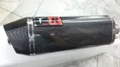 誠一機研 水滴管卡夢六角 XCITING 400 K-XCT 300 NIKITA 刺激 250 碳纖維排氣管 蠍子管