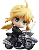 玻璃櫃展示品 代理版 GSC 黏土人 saber 機車 重機  賽巴 258