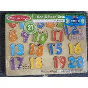美國瑪莉莎 Melissa & Doug 聲音拼圖 -數字