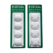 【BOBOLIFE】貓咪/狗狗造型防潮硅藻土塊4入 2組 (乾燥條 乾燥塊 防潮塊 矽藻土 食物乾燥劑 除濕塊)