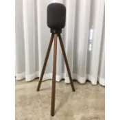 適配蘋果音響底座支架HomePod三脚架落地三角支架實木音箱支架