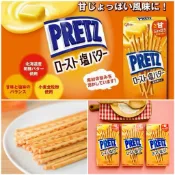 【貓咪姐妹】日本 glice固力果 PRETZ鹽奶油餅乾 鹽奶油Pocky棒 鹽奶油餅乾 Pocky棒餅乾 日本零食