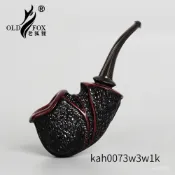 OLD FOX 石楠木 紅脣 仿硃莉花式煙鬥 鵰刻鬥麵 高級煙鬥 石楠木煙鬥 創意實木 煙鬥煙具