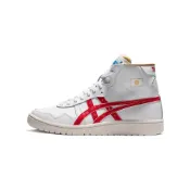 (店+)【asics 亞瑟士】1203A138-100 Asics Japan L Retro 灌籃高手三井壽圓頭 高幫 復古籃球鞋 男款 白紅