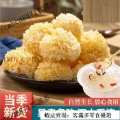 💯台貨🚀熱賣🔥椴木小銀耳批發古田新鮮無熏硫白木耳糯耳蓮子百合銀耳羹500g