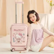【百達遊】【Hello Kitty】凱蒂貓遊台灣20吋行李箱-粉紅色 BCKT26A20PK