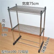 築良舍 免運 毛巾架 理髮店毛巾架 置物架 晾衣架 毛巾架不銹鋼折疊大容量落地式酒店美容院美發洗車毛巾浴巾晾曬架特惠/開立發票 zz1220