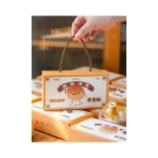 (店+)熱銷  酥酥福福  Q版蛋黃酥包裝盒(5入;3入)【L0307-8】低消150.不是賣蛋黃酥