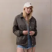 (店+)【Roush】現貨 女生翻玩Champion鋪棉風衣教練外套(915622-1)
