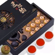 🔥臺灣出貨🔥茶具套裝 泡茶組 功夫茶具 茶杯 送禮禮品 福茗源小青柑新會正宗新曬小青柑普洱茶熟茶雲南宮廷普洱160g
