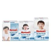 (店+)【HUGGIES 好奇】(箱購)好奇 超薄舒吸褲/褲型尿布/褲型紙尿褲 L/XL/XXL 箱購4串