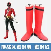 侍戰隊真劍者 真劍紅 COSPLAY鞋 COS鞋