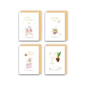 (店+)【三瑩文具】燙金卡片-Happy Birthday/Special Day/For You/Thank You