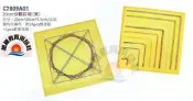 ※旭陽教育用品社※USL遊思樂益智教具系列-20cm分數釘板(1pcs入黃)雙面分數釘板/數學教具~台灣製安全玩具
