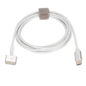 Fayshow01 Type C 轉磁性 T 適用於 Macbook 公頭 Magsafe 2 45W PD 快速充電 