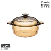 【美國康寧】Visions晶彩透明鍋雙耳-2.25L